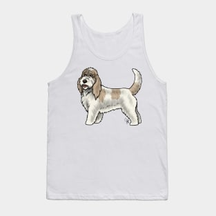 Dog - Grand Basset Griffon Vendeen - White and Tan Tank Top